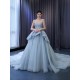 Ice Blue Quinceanera Dress Sleeveless Ball Gown Strapless Sweet 16 Dress 2024 Party Prom Dress