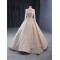 Long Sleeve Nude Evening Dresses A Line Beading Bride Wedding Women Prom Party Dress