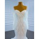 Long Sleeve Wedding Dress Tulle Sweetheart Neck Bridal Gown Backless Lace Up vestido de noiva 2024