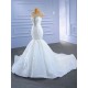 Mermaid Long Wedding Dress Cape Sleeve Bridal Gowns For Women Scoop Neck Vestido de novia 2024