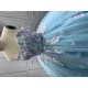 Newest Ice Blue Quinceanera Dress 2024 Princess Sweetheart Neck Ball Gown Dress With Cape