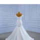 Off Shoulder Wedding Dresses Satin Mermaid Bridal Gown Floor length Bride Dresses Vestidos De Novia