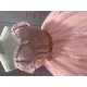 Off the Shoulder Pink Quinceanera Dresses Tulle 3D Flowers Appliques 15 Anos Sweetheart Vestido De 15 Customised With Bow