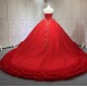 Red Quinceanera Dresses Ruffled Princess Girls Ball Gown Strapless Vestidos De 15 Anos