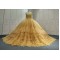 Ruffled Gold Ball Gown Quinceanera Dress 2024 Sweetheart Applique Party 15 Vestidos De 15 Anos