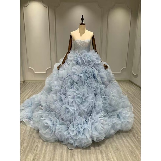 Ruffled Lavender Quinceanera Dress Ball Gown Off The Shoulder Prom Dress Sweet 16 Dress Evening Gown
