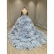 Ruffled Lavender Quinceanera Dress Ball Gown Off The Shoulder Prom Dress Sweet 16 Dress Evening Gown