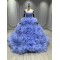 Ruffled Lavender Quinceanera Dress Ball Gown Off The Shoulder Prom Dress Sweet 16 Dress Evening Gown