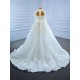 Two In One Mermaid Wedding Dress Pearl Bridal Growns Sweep Train Princess Bride Gown Vestido De Noiva