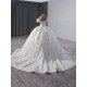 White Sequin Wedding Dresses Off Shoulder Strapless Bridal Gowns Crystal Black Girl Women Dress