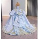 Royal Blue Cinderella-Style Ballgown – Fluffy Tiered Skirt for Sweet 16 & Formals