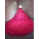 One Shoulder Fuchsia Quinceanera Dresses Vestidos Para Quiseaera Vestidos De 15 Aos De Fiesta Mexicana Quince