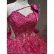 One Shoulder Fuchsia Quinceanera Dresses Vestidos Para Quiseaera Vestidos De 15 Aos De Fiesta Mexicana Quince