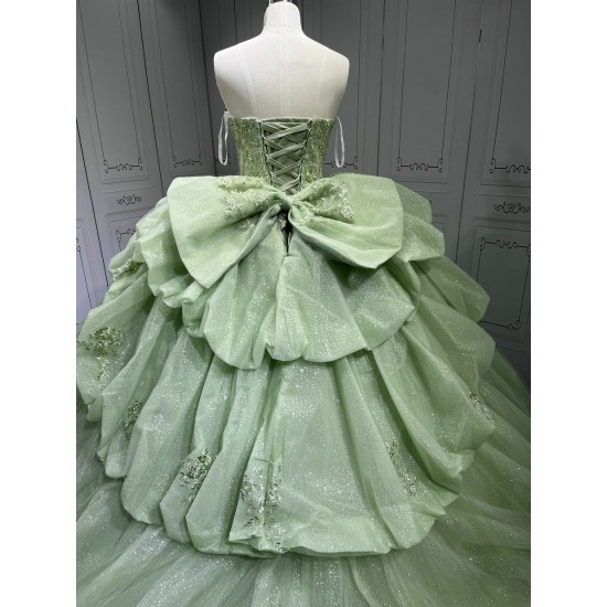 Vestidos De 15 Aos Vestidos De Quinceaera de xv Vestido Quinceaera Morado Sage Green Quinceanera Dresses