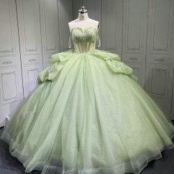 Vestidos De 15 Aos Vestidos De Quinceaera de xv Vestido Quinceaera Morado Sage Green Quinceanera Dresses