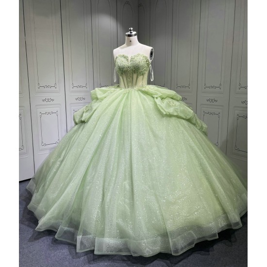 Vestidos De 15 Aos Vestidos De Quinceaera de xv Vestido Quinceaera Morado Sage Green Quinceanera Dresses