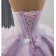 Royal Amethyst Ombre Formal Gown – Floral-Embellished Quinceañera & Debut Dress