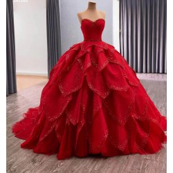 Two-in-One Wedding Dress: Detachable Tulle Overskirt for Ceremony & Reception