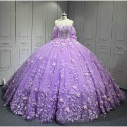 2025 Mumuleo LilacLight Purple Quinceanera Dress Vestidos De Novia Quinceaera Ball Gowns  Para Aos Xv 15 Year Old Dresses