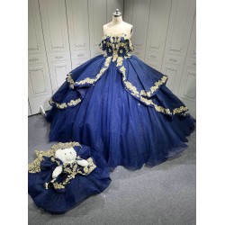 Mumuleo Navy Blue Quinceanera Dresses Vestidos De 15 De Xv Aos Quince 2025 Quinceaera Ball Gowns Vestidos Para 16 Aos